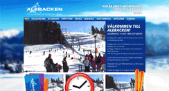 Desktop Screenshot of alebacken.nu