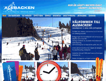 Tablet Screenshot of alebacken.nu